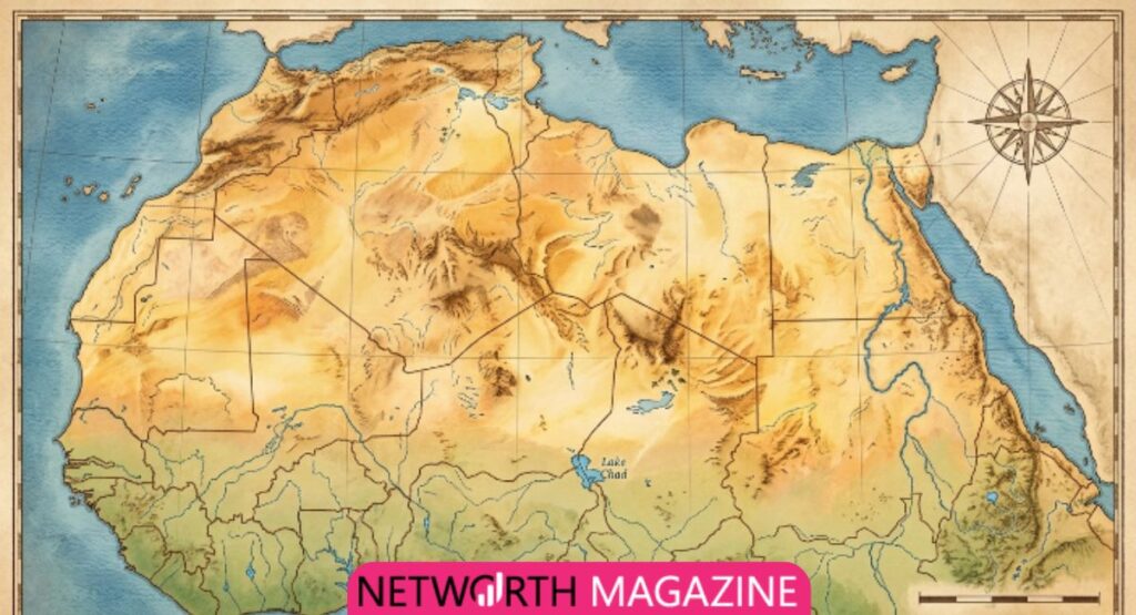 Sahara Desert Map and Countries