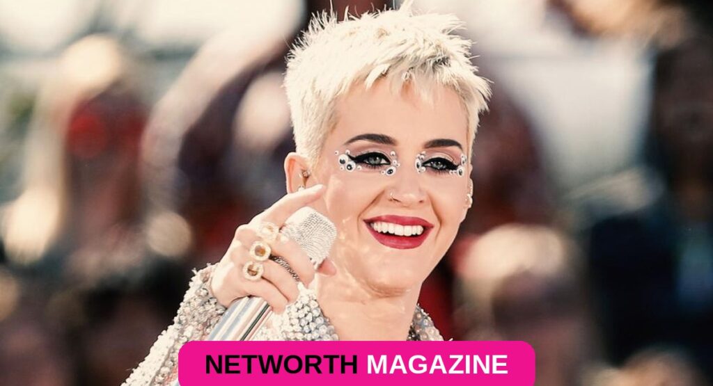 Katy Perry performing live on stage