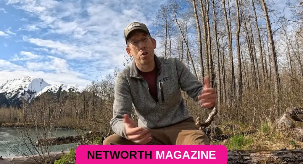 Luke Nichols camping with his sons
