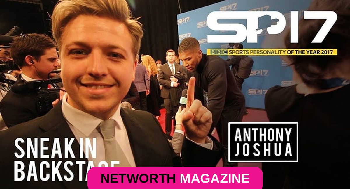 Simon Wilson at a star-studded event during one of his famous event-crashing videos